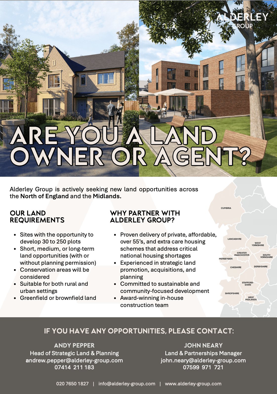 Land Requirements Alderley Group